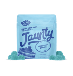 Blueberry Stacks  | Hash-Infused Gummies | 100mg | 10pk