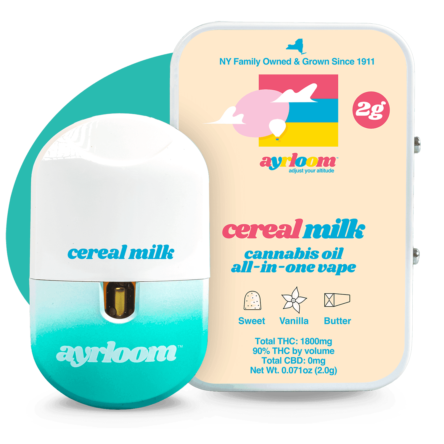 product image for ayrloom Cereal Milk AIO 2g