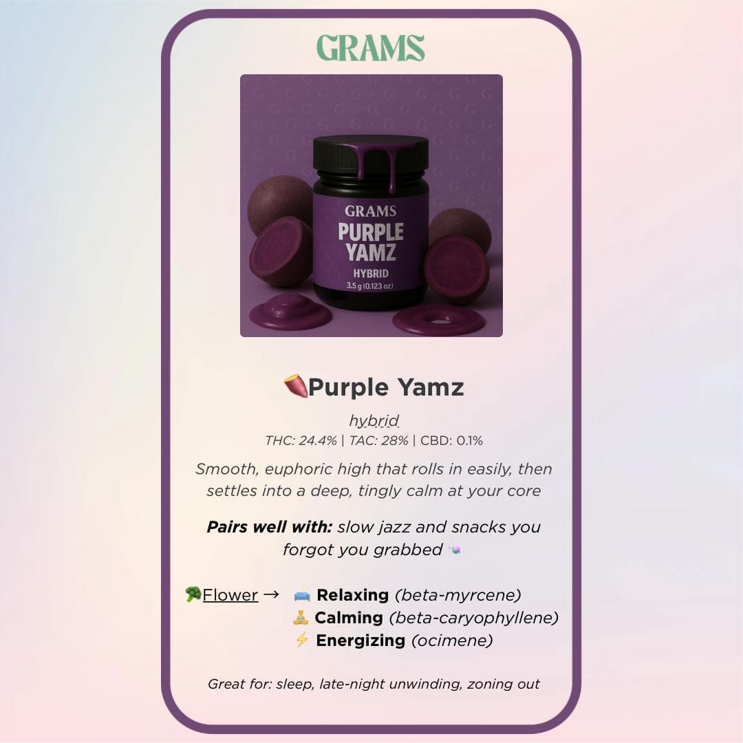 Purple Yamz • Flower • 3.5g - Grams | Treehouse Cannabis