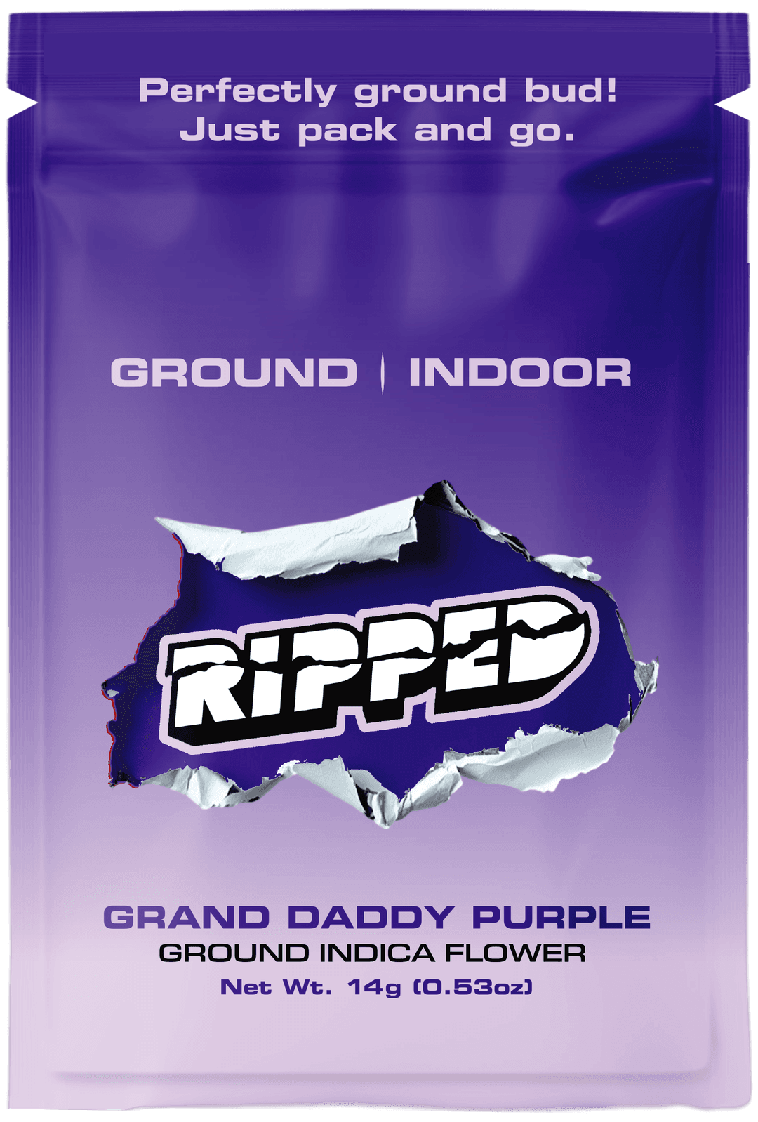 Grand Daddy Purple Pre-Ground Whole Flower - RIPPED | Treehouse Cannabis