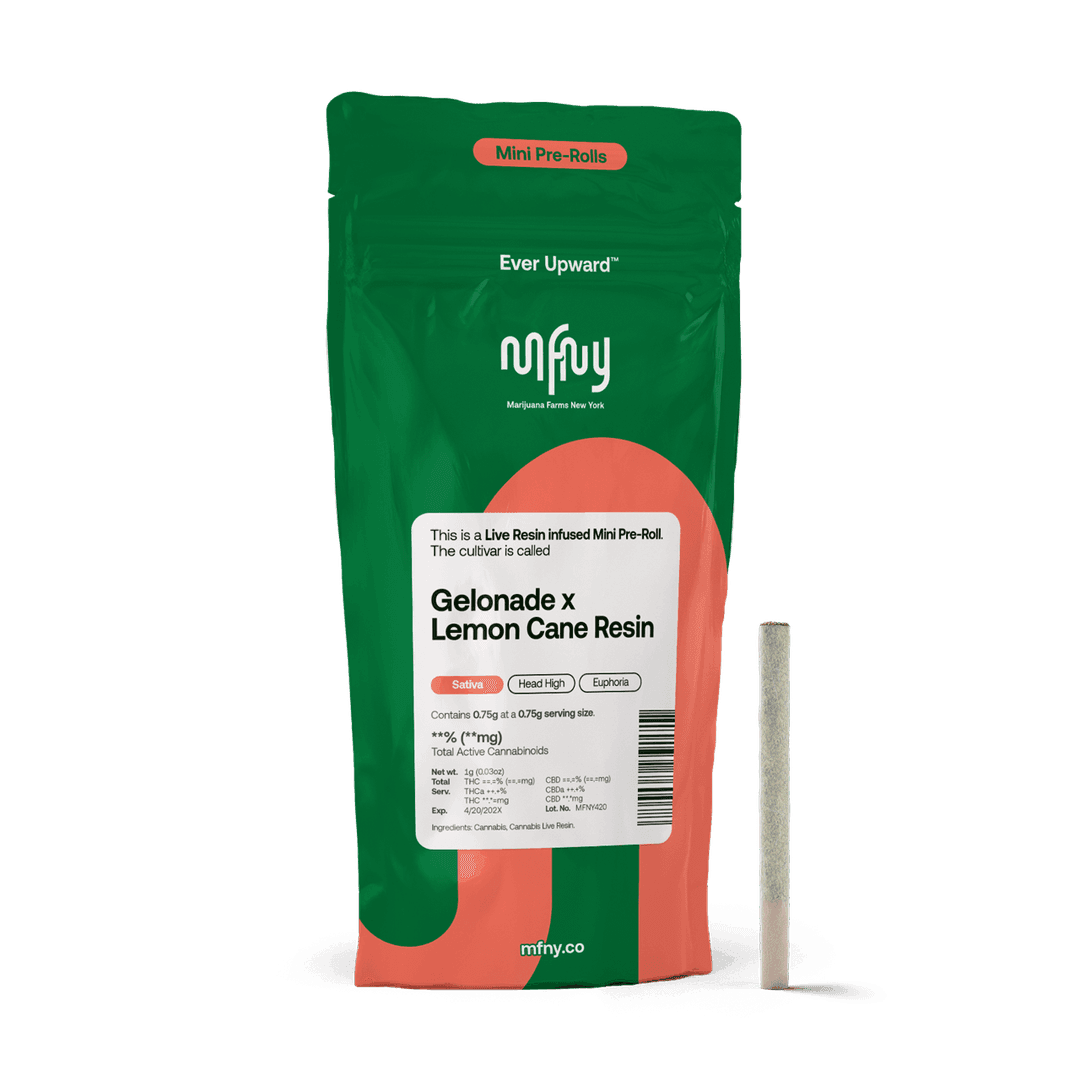 Gelonade X Lemon Cane Resin • Resin Infused Pre-Roll • .75g - MFNY | Treehouse Cannabis