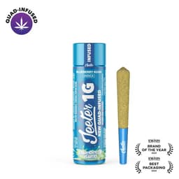 Blueberry Kush • Quad Infused Pre-Roll • 1g