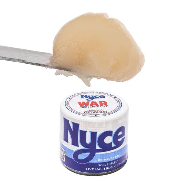 Nyce x Skyworld White Apple Runtz Live Rosin Concentrate 1g - Nyce