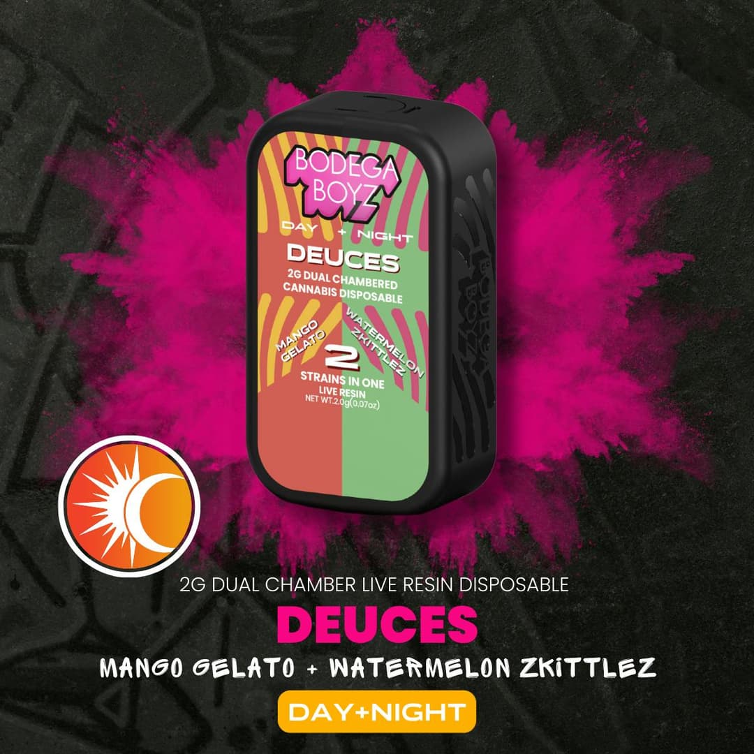 Mango Gelato X Watermelon Zkittlez • Live Resin AIO Disposable • 2g - BODEGA BOYZ | Treehouse Cannabis
