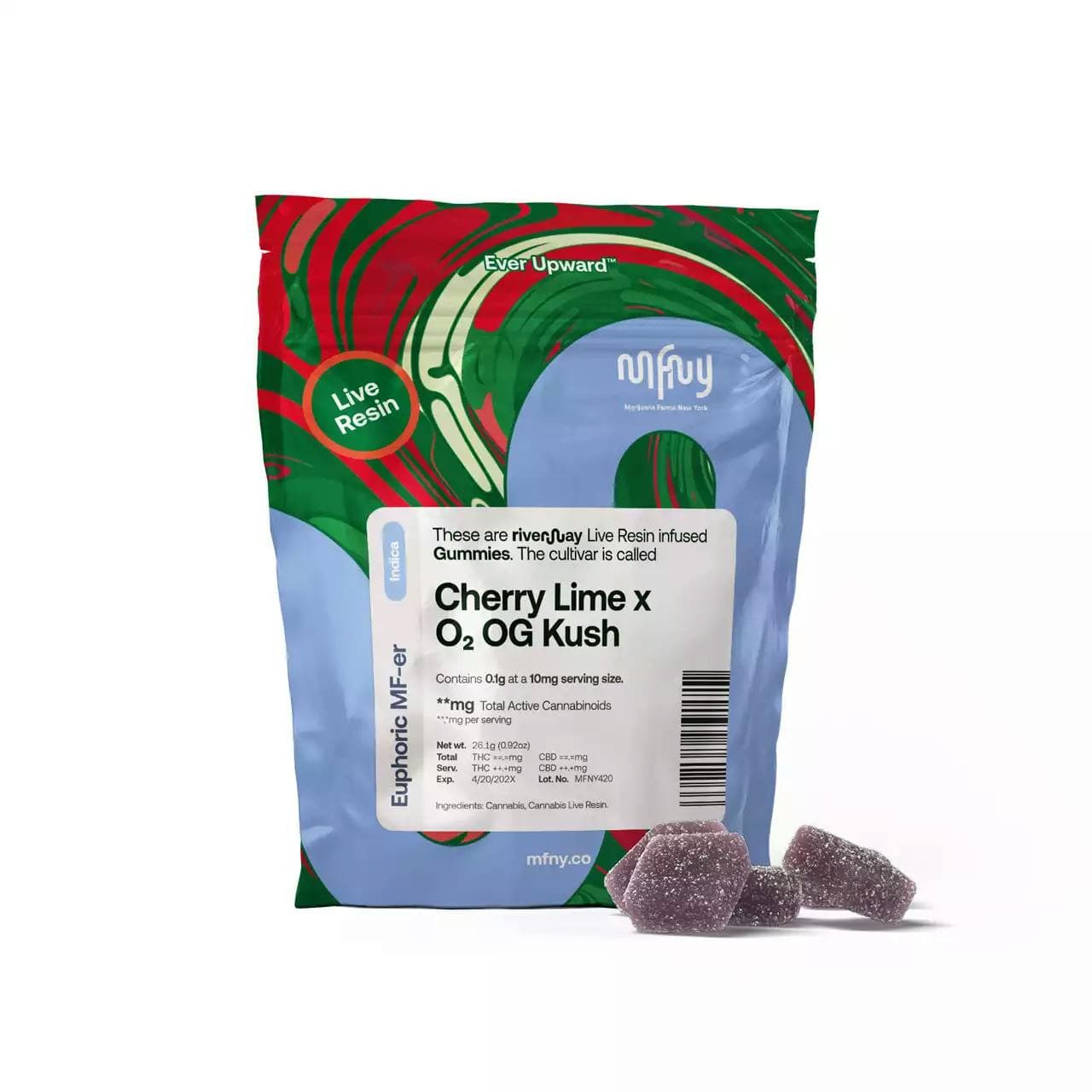 product image for Cherry Lime x 02 OG Kush Gummies 3 Pack 30mg