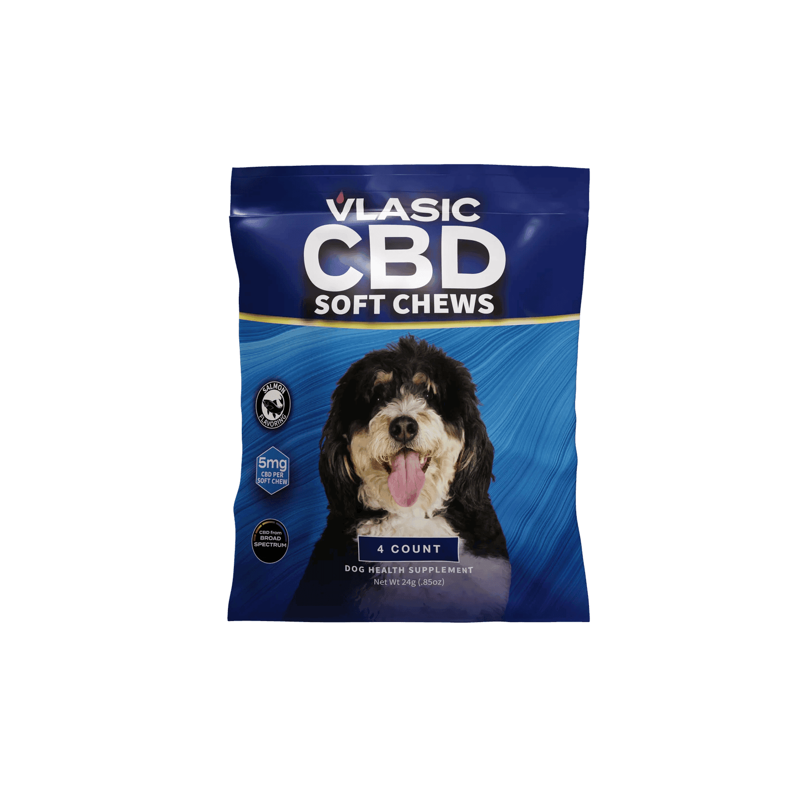 product image for 4 pack Salmon Flavored CBD Chew For Dogs 20mg