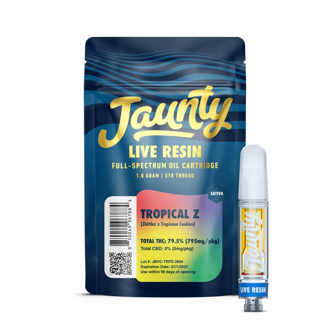 Tropical Z • Live Resin • Cartridge • 1g - Jaunty | Treehouse Cannabis