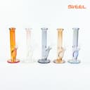 10" Iridized illusion Bong with flower Bowl