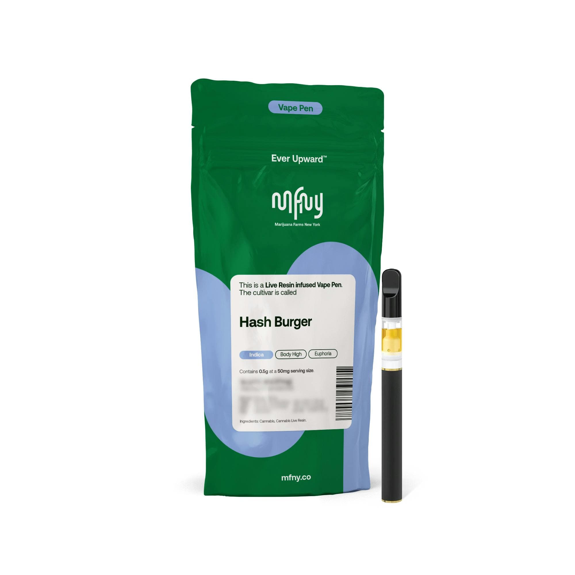 product image for Hash Burger Live Resin AIO Disposable .5g