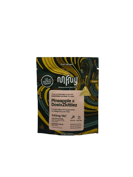 Pineapple x Dosi x Zkittles Gummies Live Rosin • 10 Pack 100mg - MFNY | Treehouse Cannabis - Weed delivery for New York