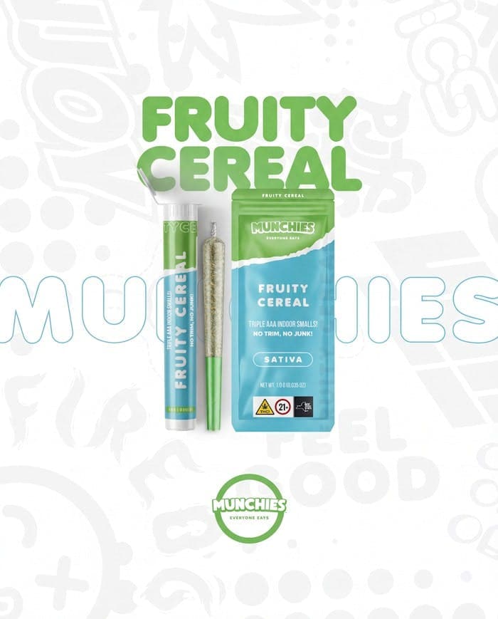 Fruity Cereal • Pre-roll • 1g - Munchies Factory | Treehouse Cannabis
