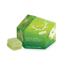 Sour Apple | Sativa Enhanced Gummies | THC: 100mg