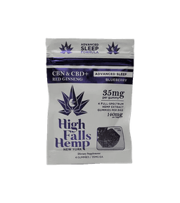 Advance Sleep CBN+CBD Blueberry Gummies | 4 Pack | 140mg