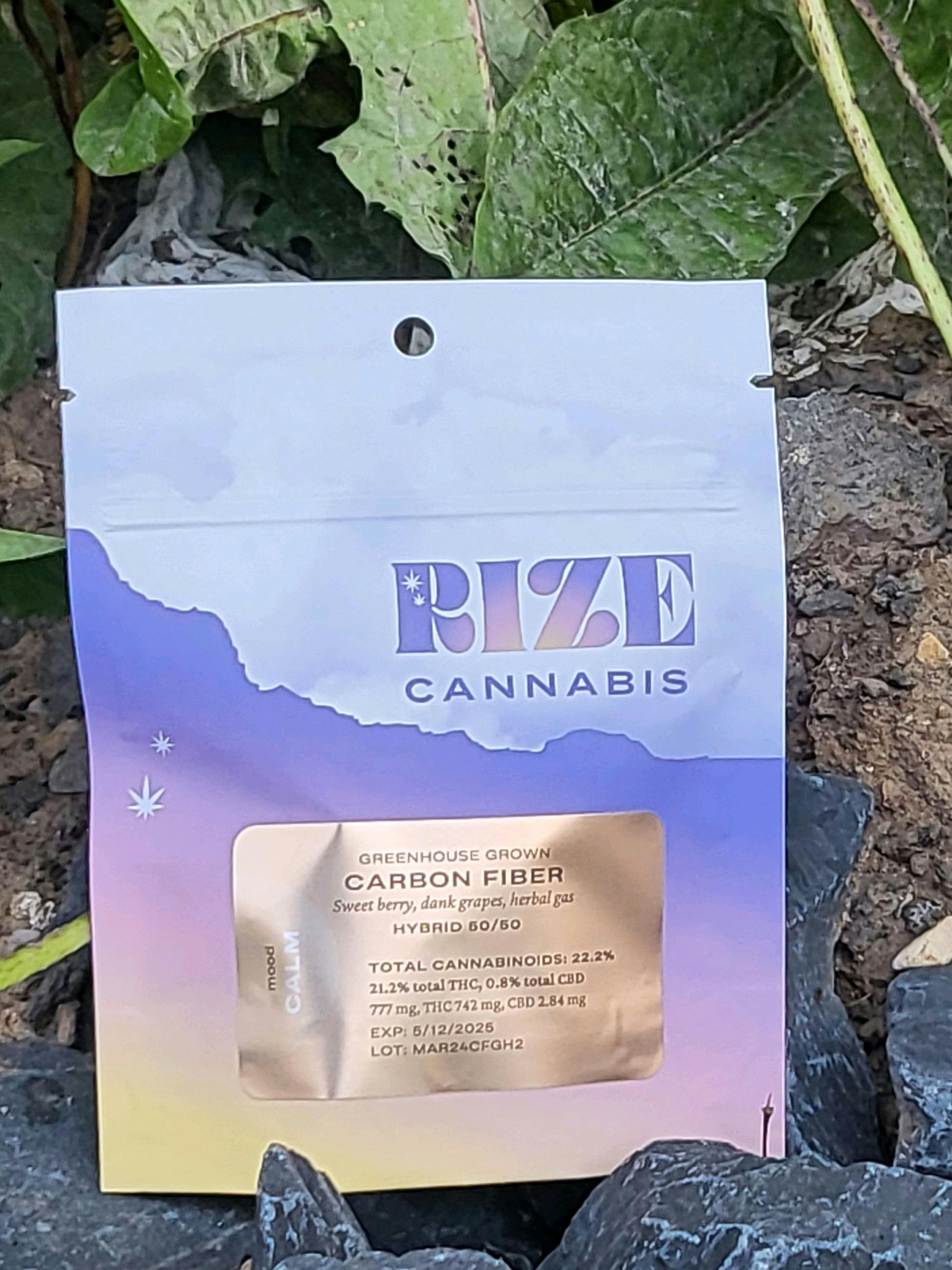 Carbon Fiber Flower 3.5g - Rize Cannabis