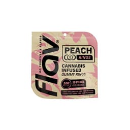 Peach Rings | Flav | 10 pack | 100mg