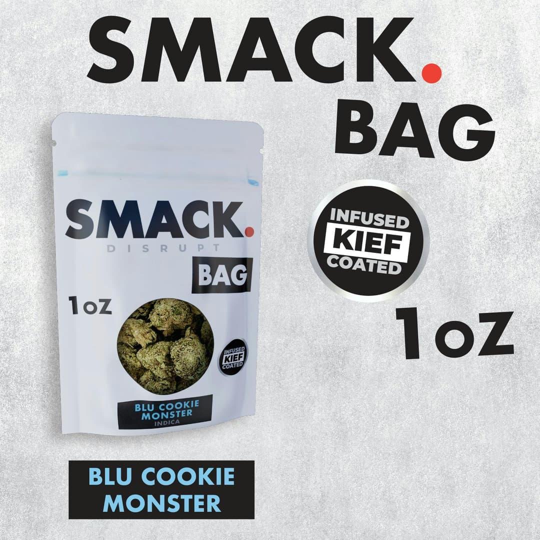 Blu Cookie Monster • Kief Infused Flower • 28g - SMACK | Treehouse Cannabis