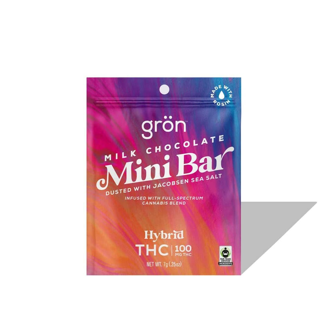 Milk Chocolate Mini Bar - THC - Hybrid by Grön | Buy Online