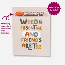 Essential Friends greeting Card w/ One Hitter