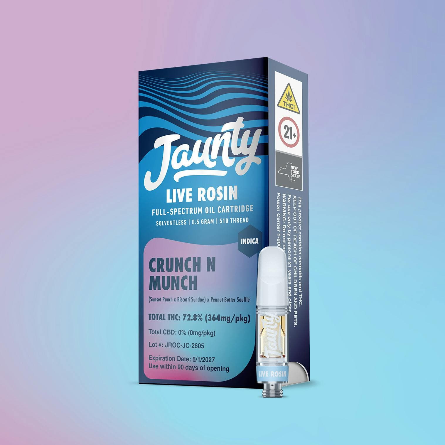 product image for Crunch N Munch Live Rosin Cartridge .5g