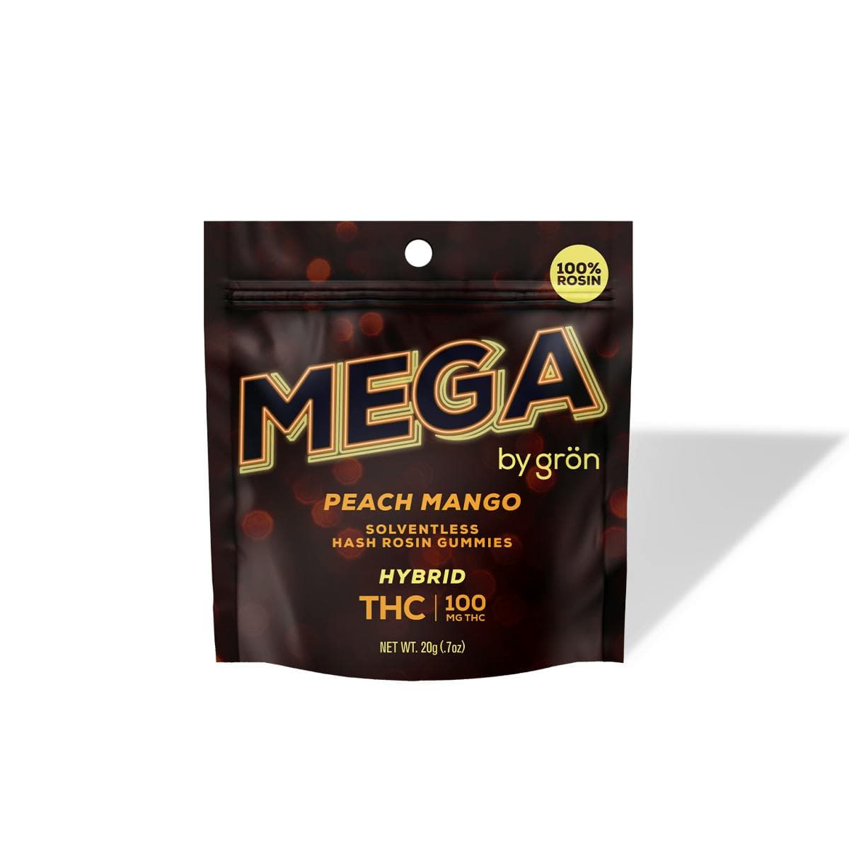Peach Mango MEGA Rosin - THC - Hybrid - Grön