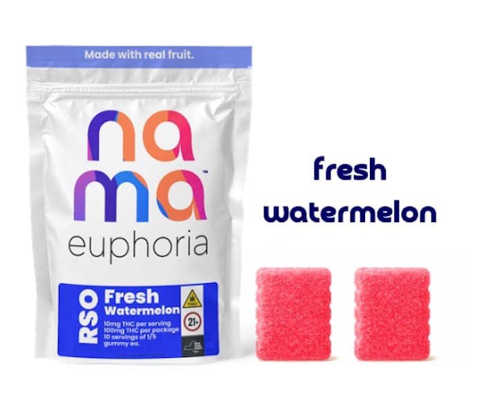 product image for Euphoria Watermelon RSO Gummies 100mg