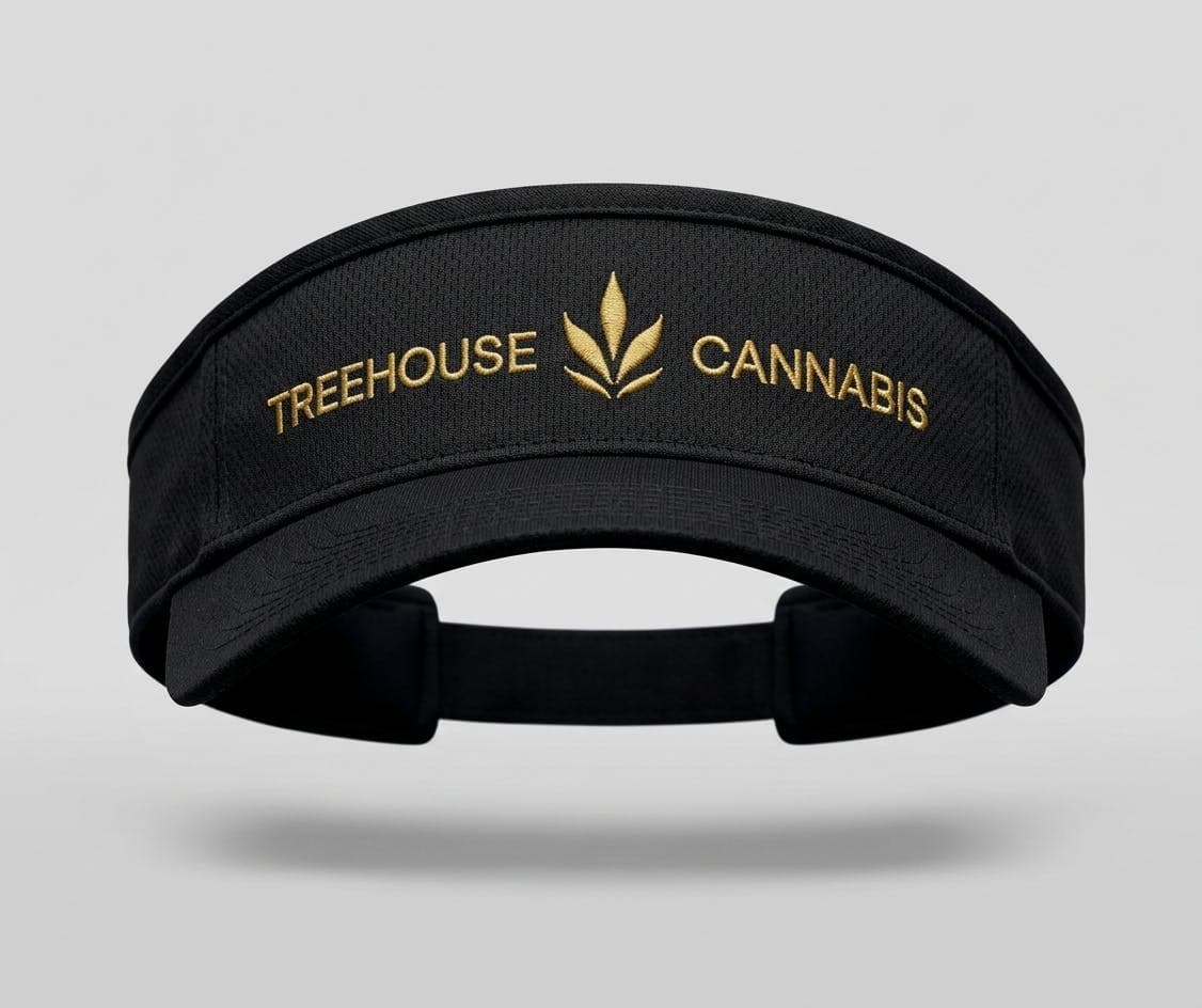 Treehouse Cannabis Premium Athletic Visor - Treehouse Cannabis