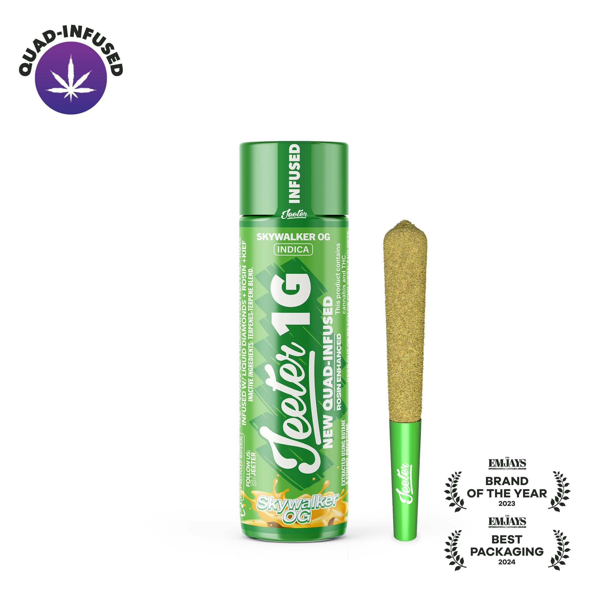 product image for Skywalker OG Quad-Infused Jeeter Joint 1g