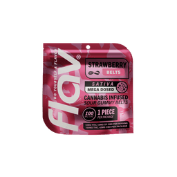 Strawberry Mega Belt - Live Resin - 100mg - Sativa