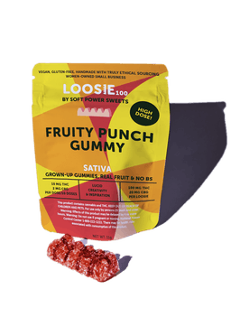 Loosies Fruiti Punch Gummie | 100mg THC | 20mg CBG | 20mg CBD