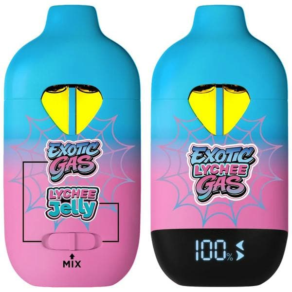 Lychee Jelly x Exotic Gas Disposable Vape 2g - White Recluse X Doe Boyz