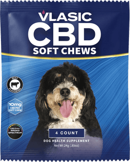 4 pack Beef Flavored CBD Chew For Dogs  | 20mg