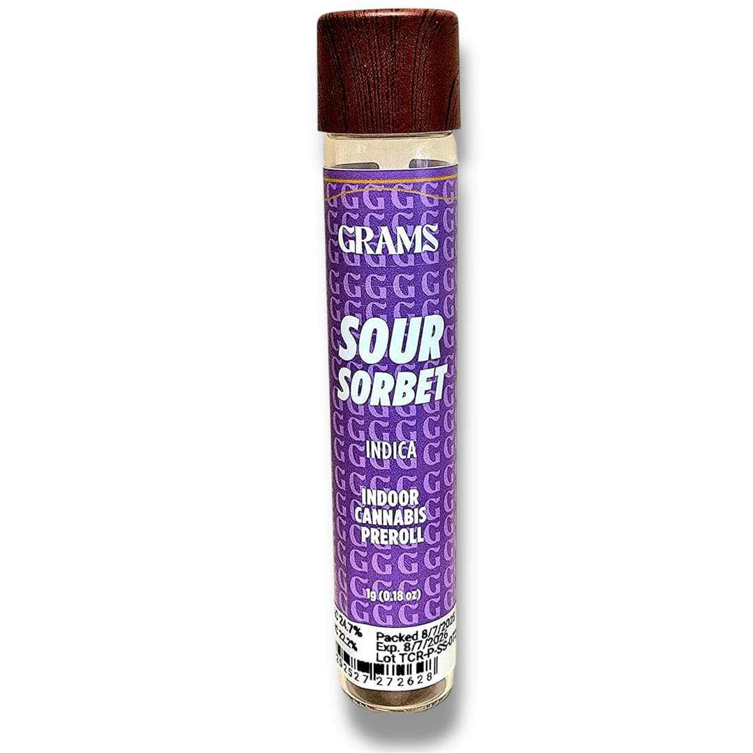 Sour Sorbet • Pre-roll • 1g - GRAMS CANNABIS | Treehouse Cannabis