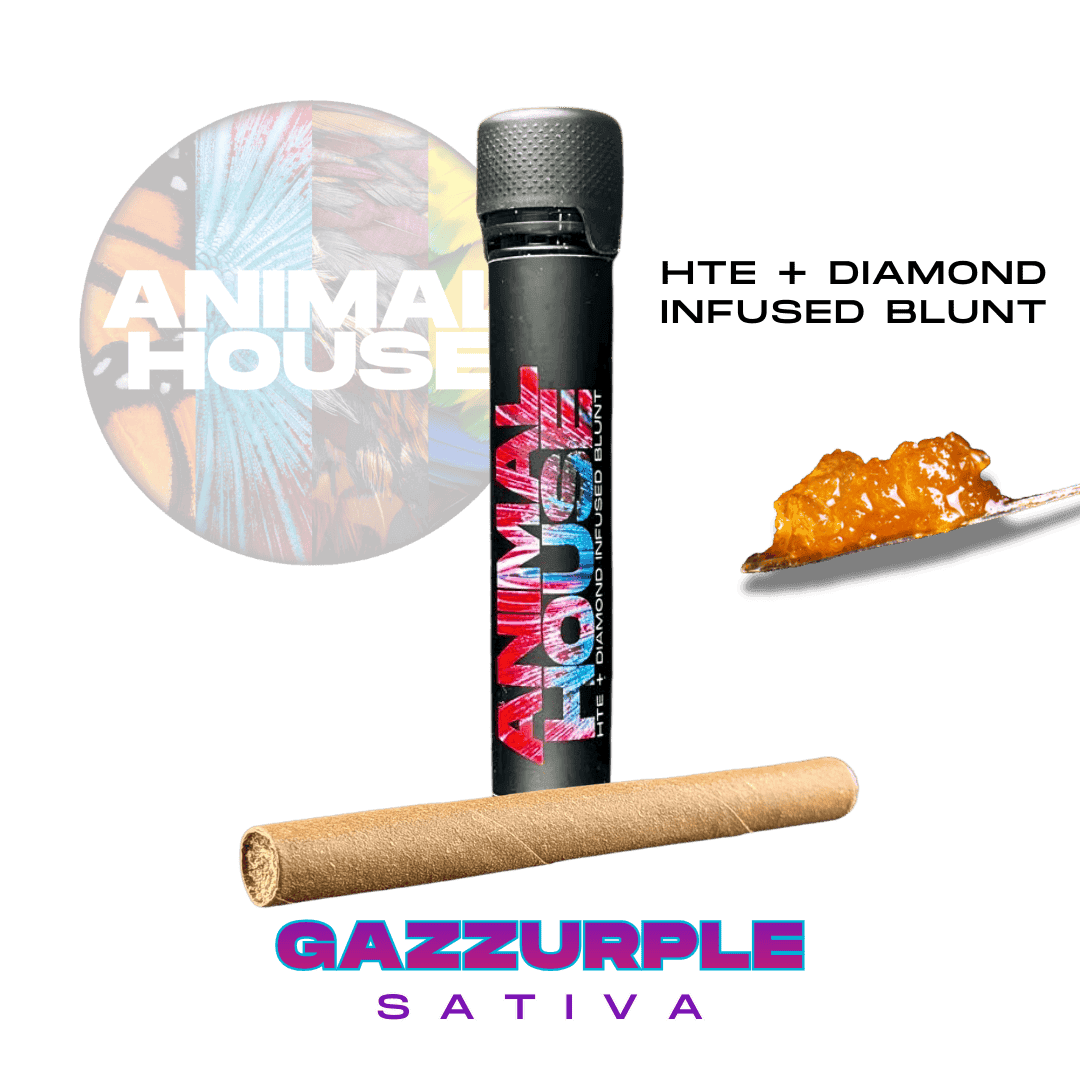 Gazzurple • infused Blunt • 1.5g - Animal House | Treehouse Cannabis