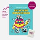 Baked Like a Cake Birthday Card