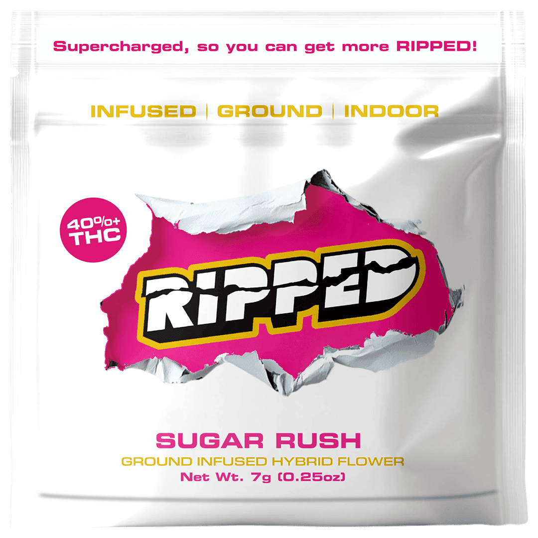 Sugar Rush • Infused Pre-Ground Flower • 7g - Ripped | Treehouse Cannabis