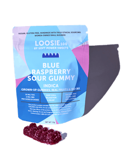 Loosies Blue Raspberry Gummie | 100mg THC | 20mg CBD