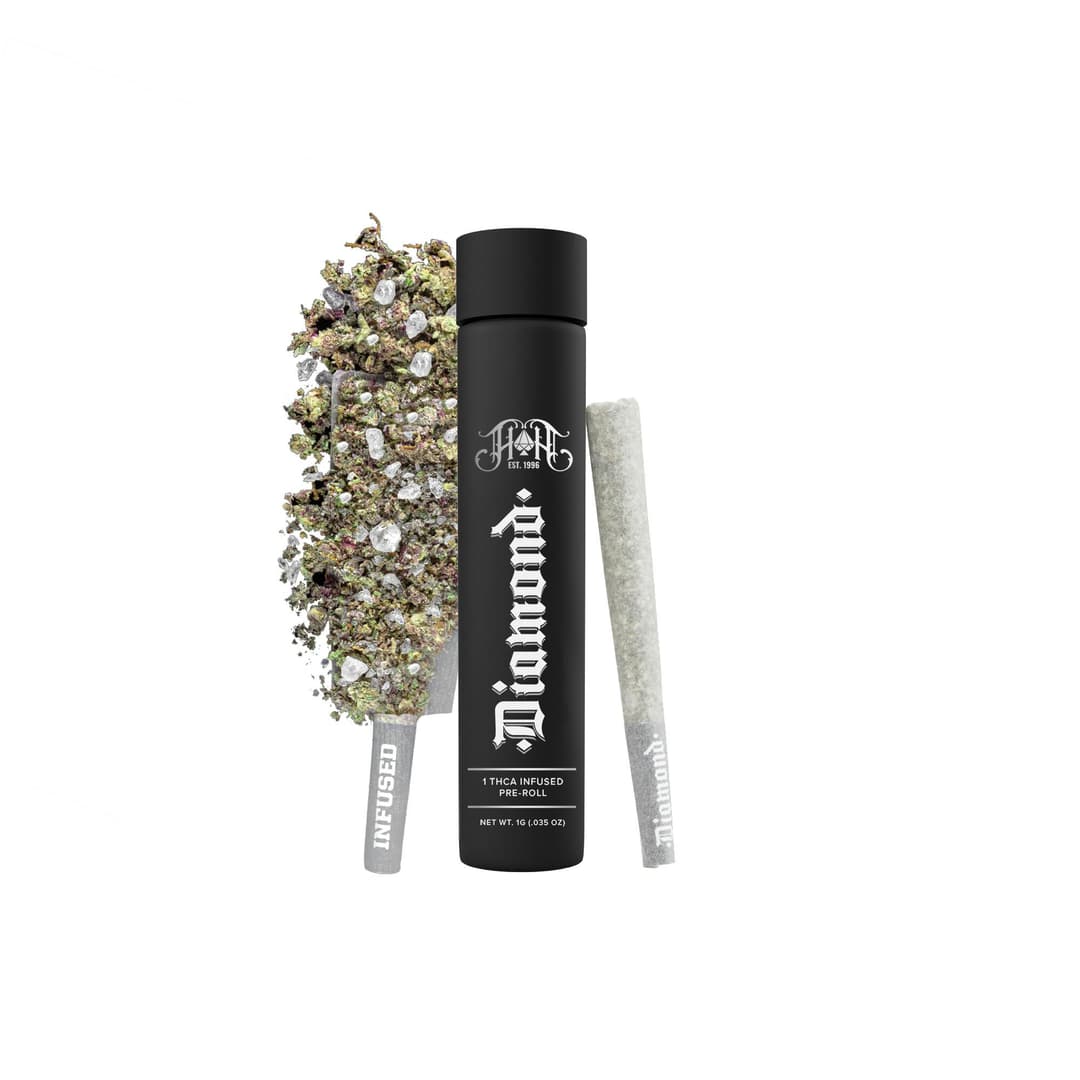 Orange Cookies • Infused Diamond Pre-Roll • 1g - Heavy Hitters | Treehouse Cannabis