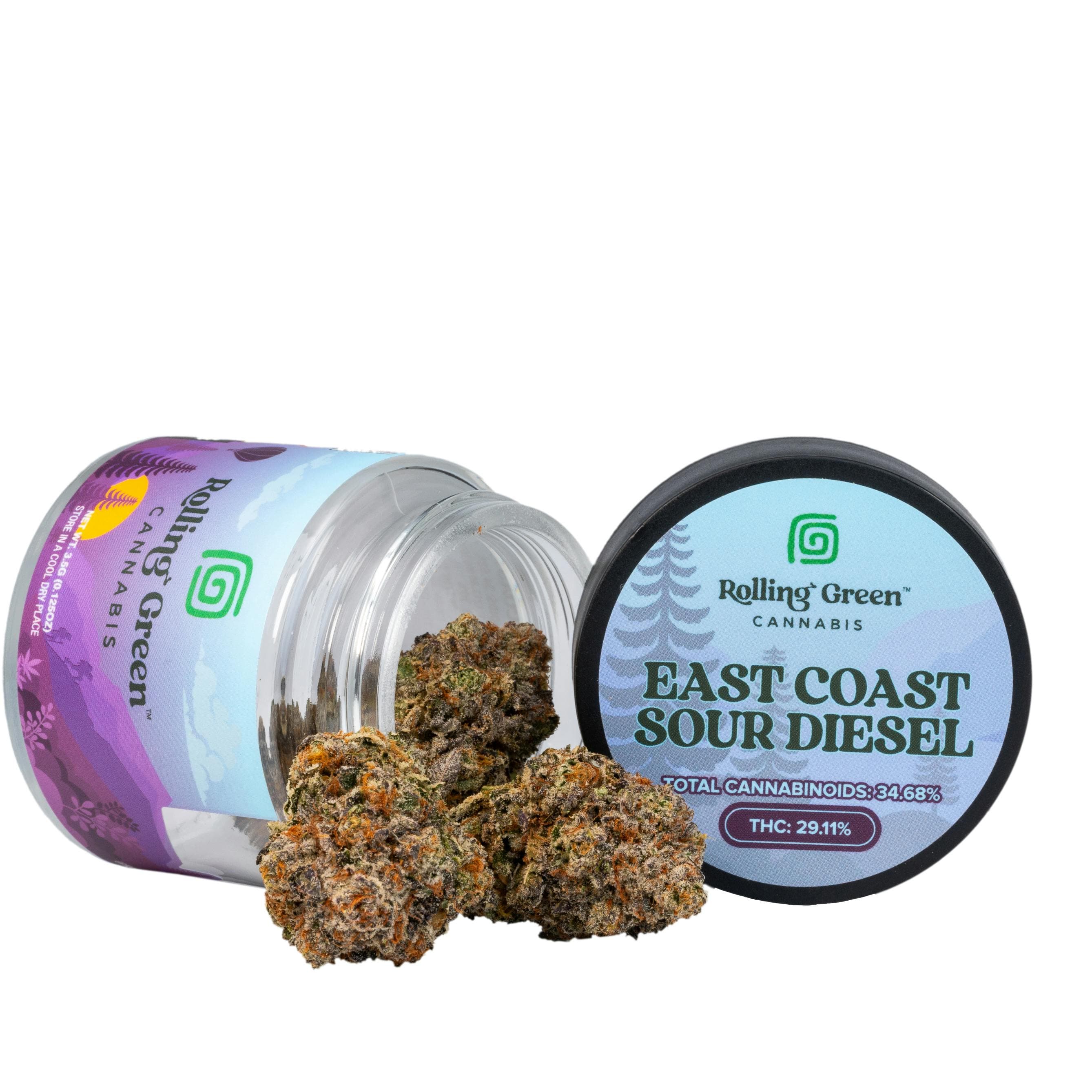 product image for East Coast Sour Diesel Flower 3.5g