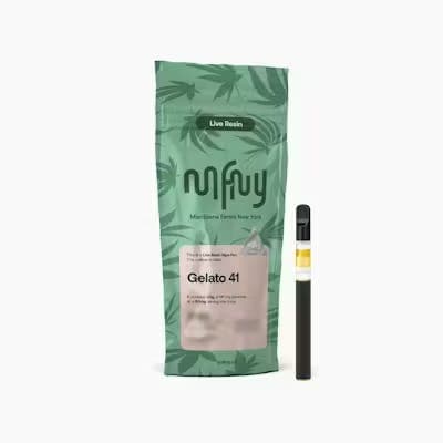 Gelato 41 Live Resin Disposable Vape .5g - MFNY