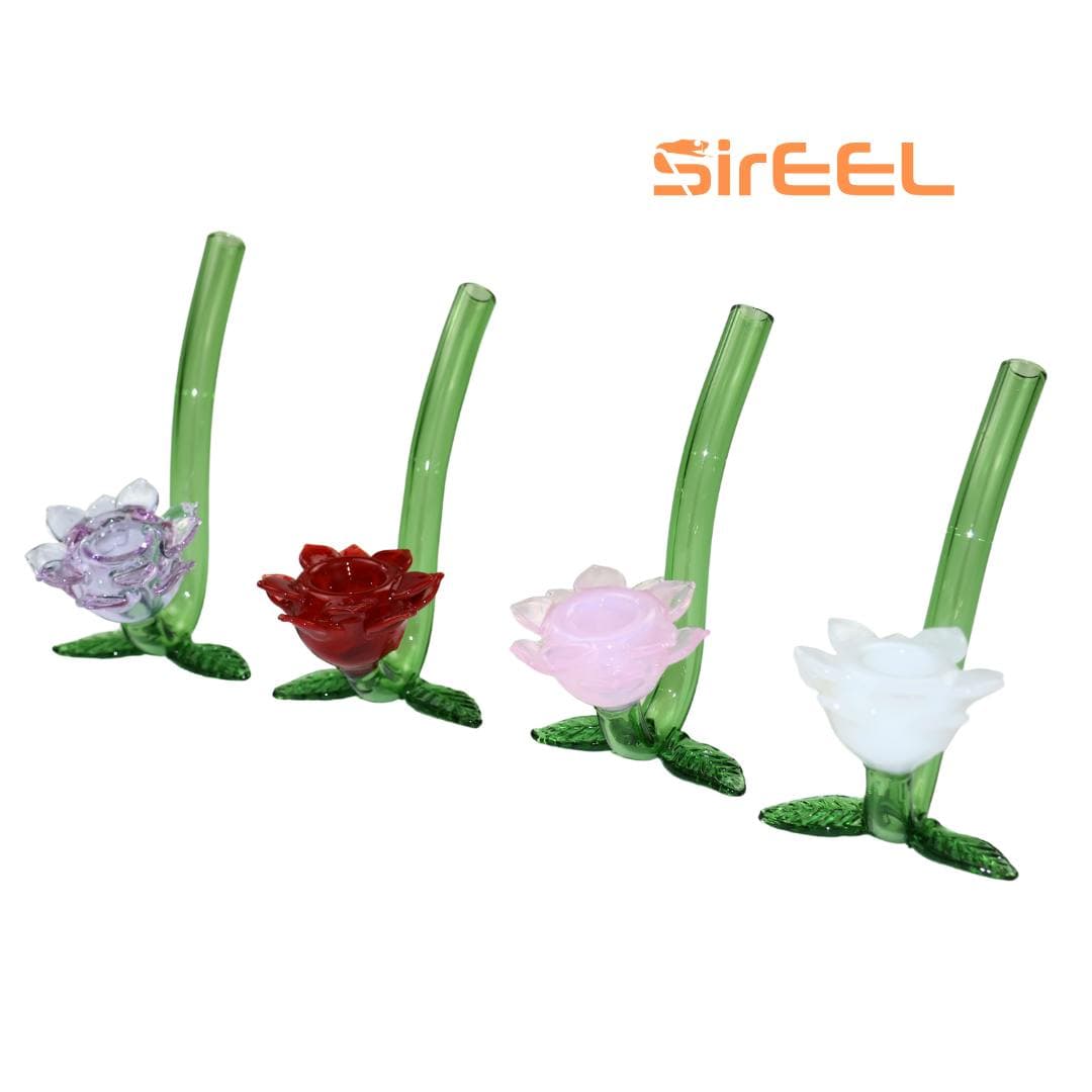5" Flower Sherlock bowl ( Assorted Color - SirEEL | Treehouse Cannabis