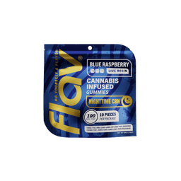 Blue Raspberry Nighttime Gummies - CBN - 100mg
