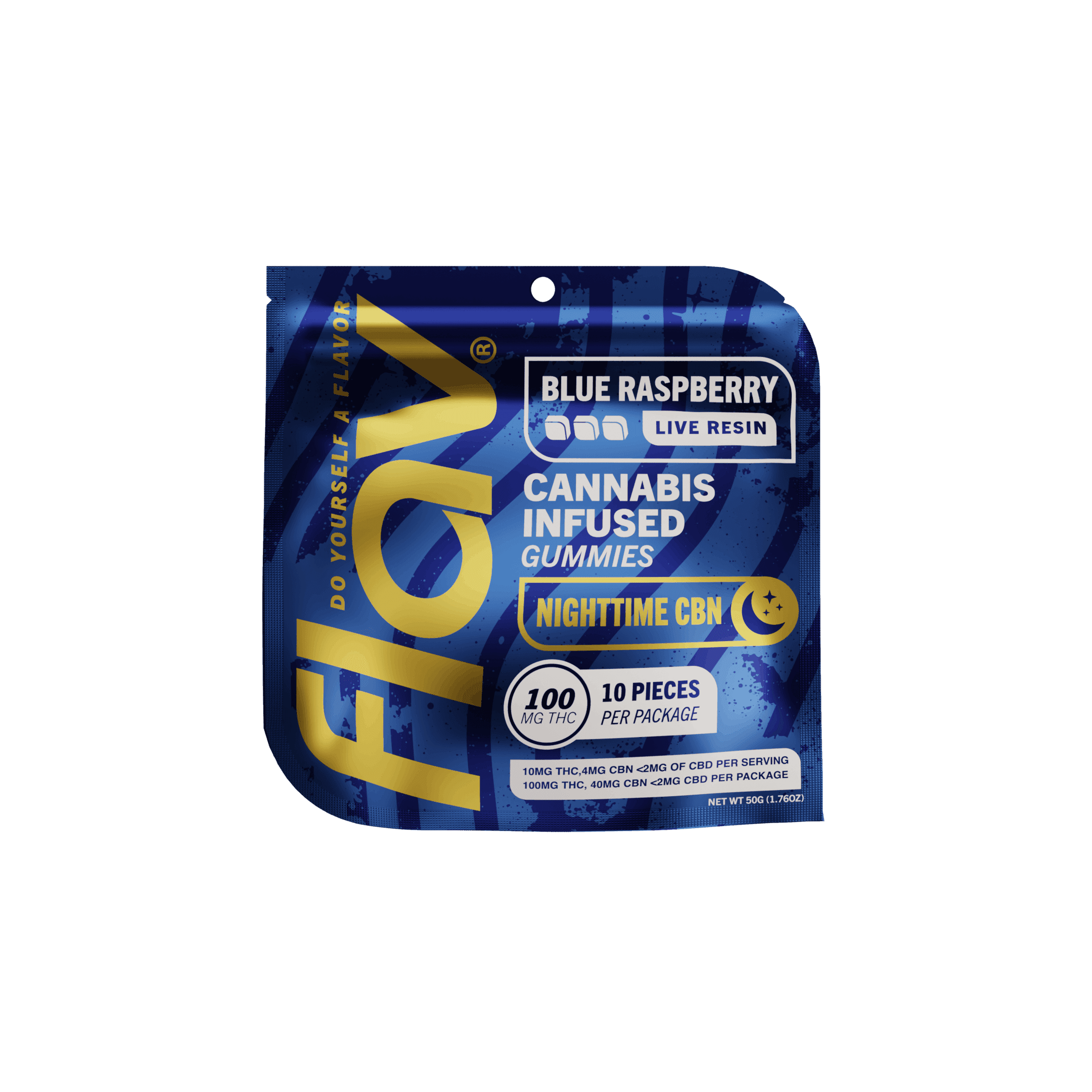 product image for Blue Raspberry Nighttime Gummies - CBN - 100mg