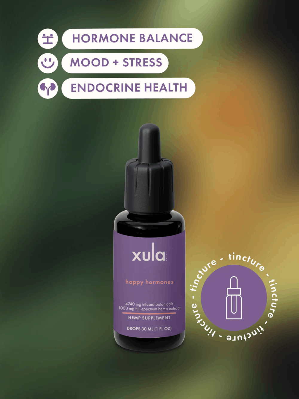 Happy Hormones 870mg CBD 130mg CBG - Xula Herbs