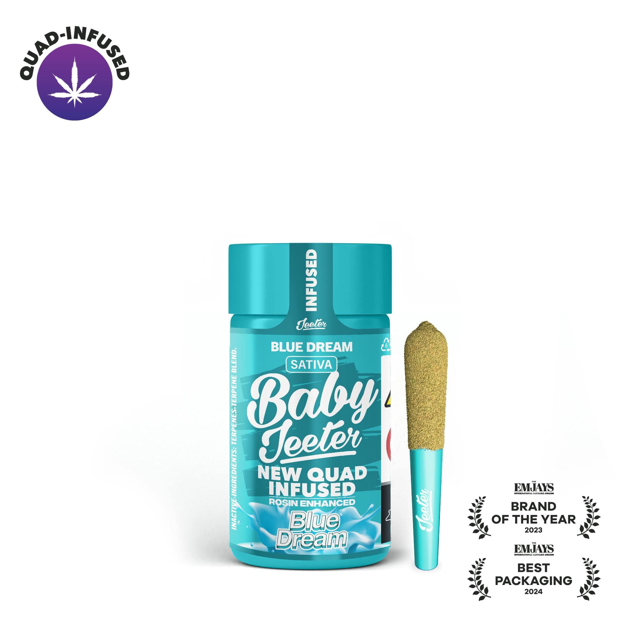 product image for Blue Dream Quad Infused 5 pack Pre-Roll 2.5g