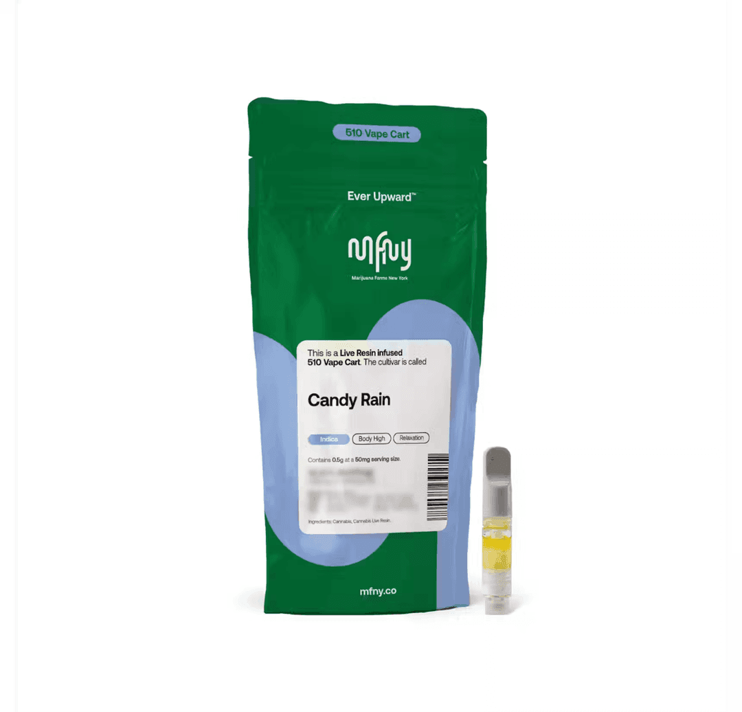 Candy Rain • Live Resin Cartridge • .5g - MFNY | Treehouse Cannabis