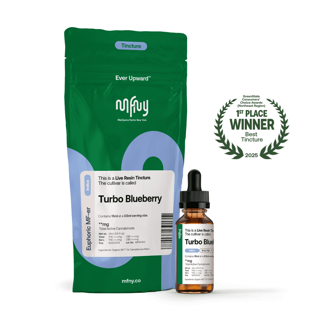 Turbro Blueberry • Live Resin Tincture - MFNY | Treehouse Cannabis