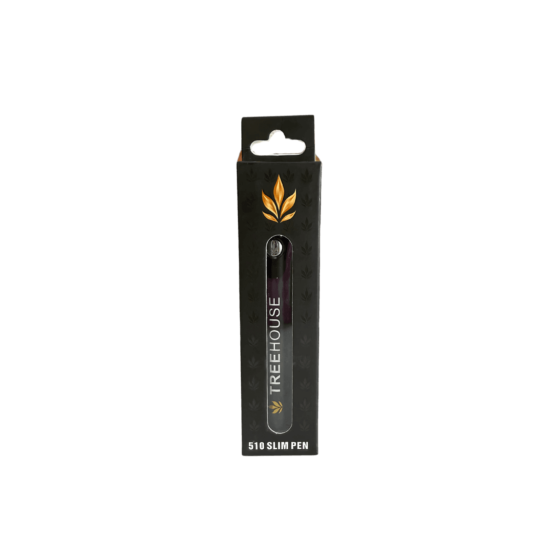 Black • Slim Pen 510 Vape Battery - Treehouse | Treehouse Cannabis