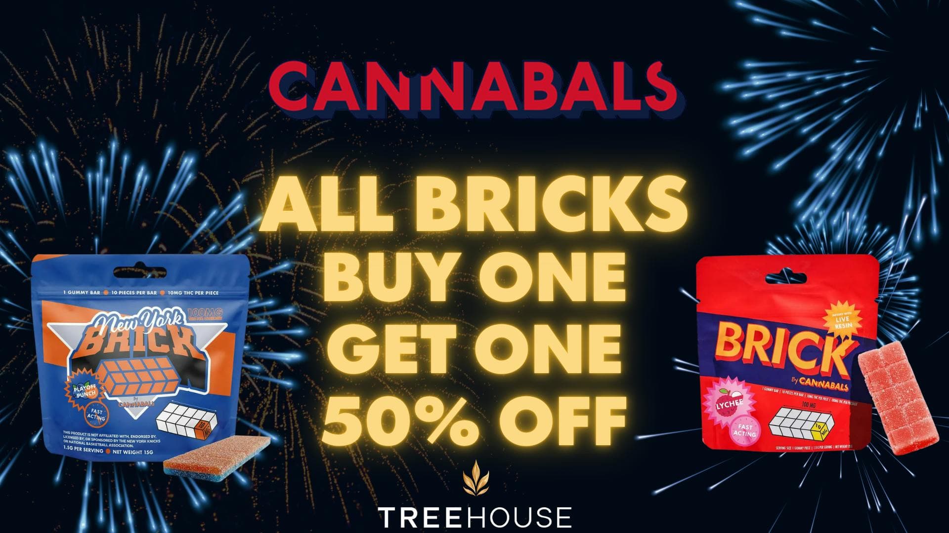 Cannabals Bricks - BOGO 50% OFF!