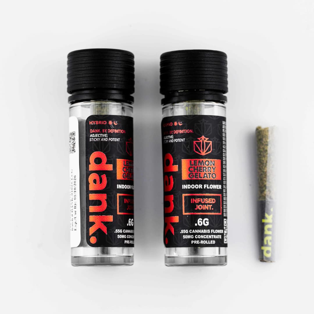 Lemon Cherry Gelato • Infused Pre-Roll • .6g - Dank By Definition. | Treehouse Cannabis