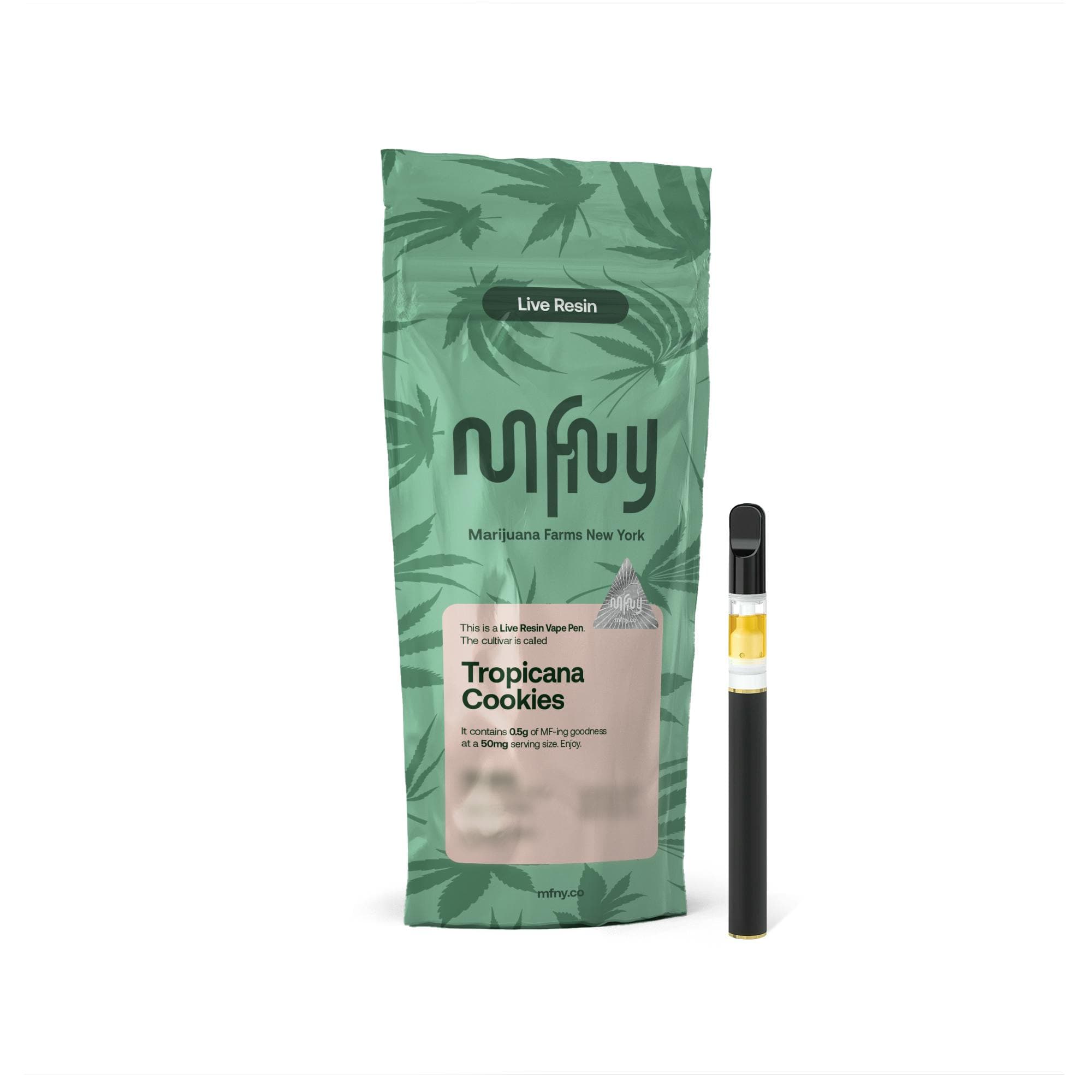 Tropicana Cookies Live Resin Disposable Vape Pen .5g - MFNY